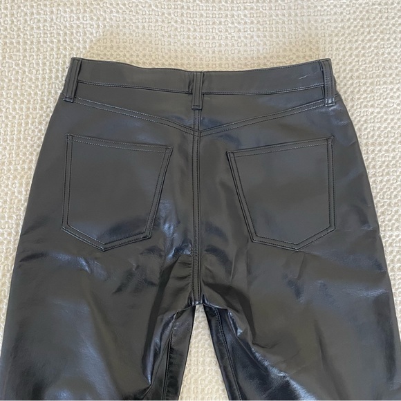 Agolde Leather Relaxed Boot Pant - Picture 5 of 7